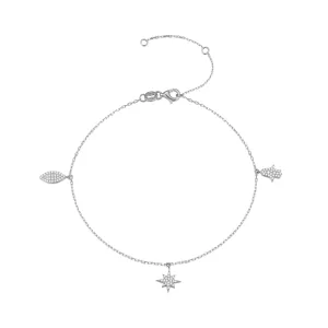 14K Solid Gold Bracelet Exclusively Handcrafted 0.217 Carat Natural Diamond (H-F Color, VS1-VS2 Clarity)