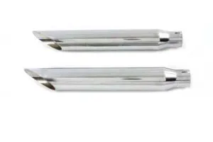16" Slash Cut Slip On Muffler Set