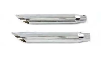 16" Slash Cut Slip On Muffler Set