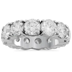 18k White Gold Diamond Eternity Band 14.20 Ctw
