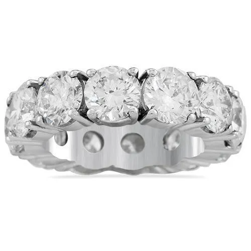18k White Gold Diamond Eternity Band 14.20 Ctw