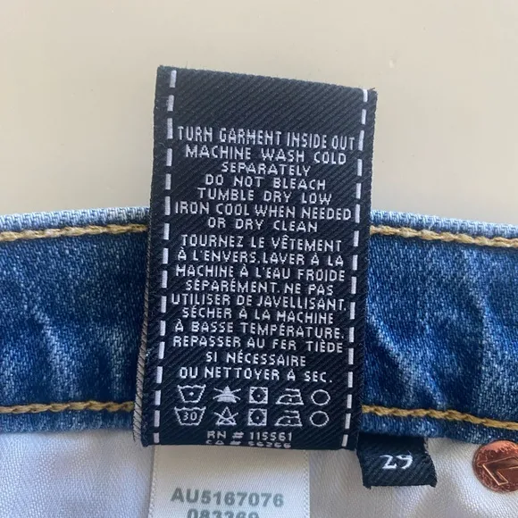 7 FOR ALL MANKIND Desert Oasis Denim Womens High Rise Cut Off Frayed Edges Short