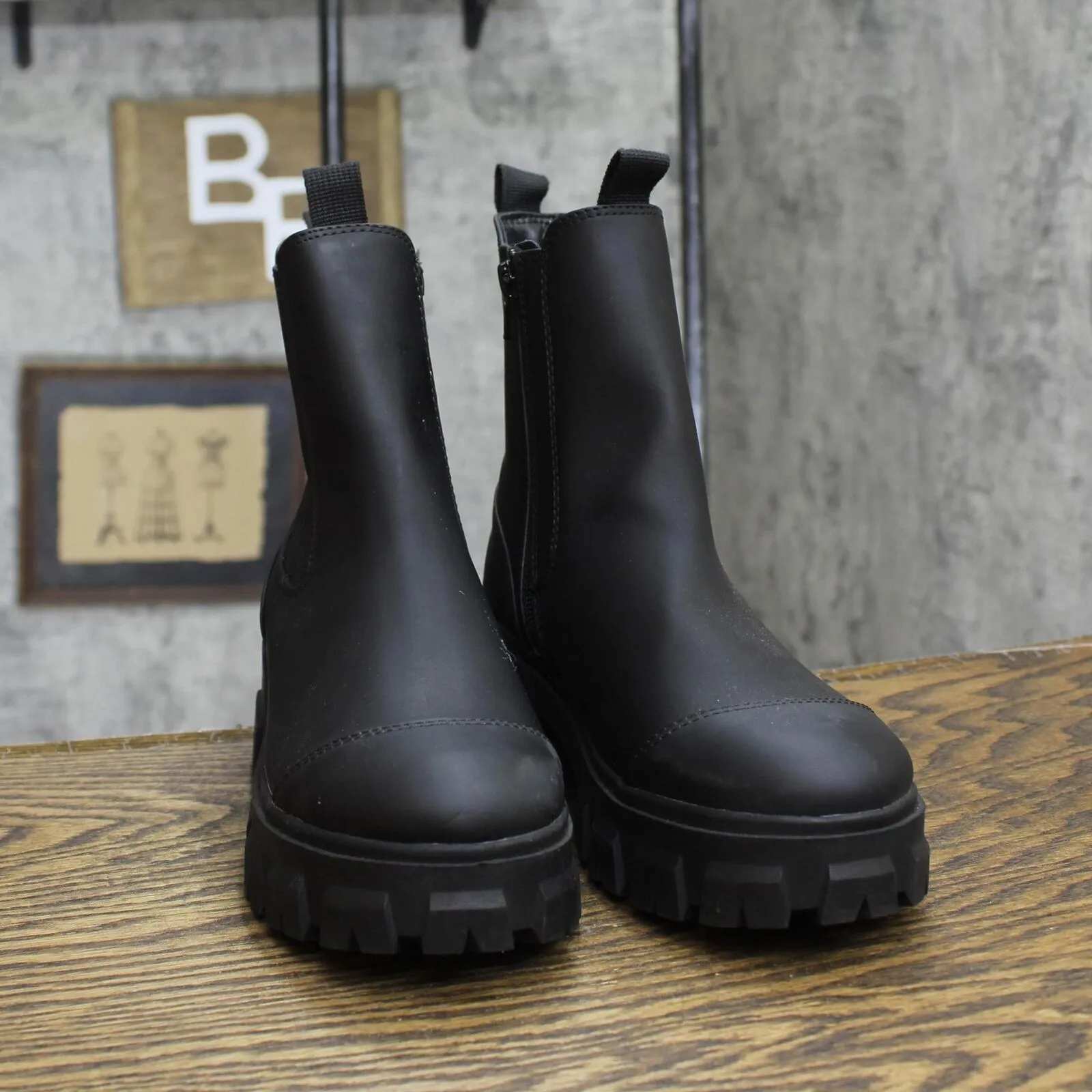 A New Day Womens Devan Winter Boots 88375422 Black 6M