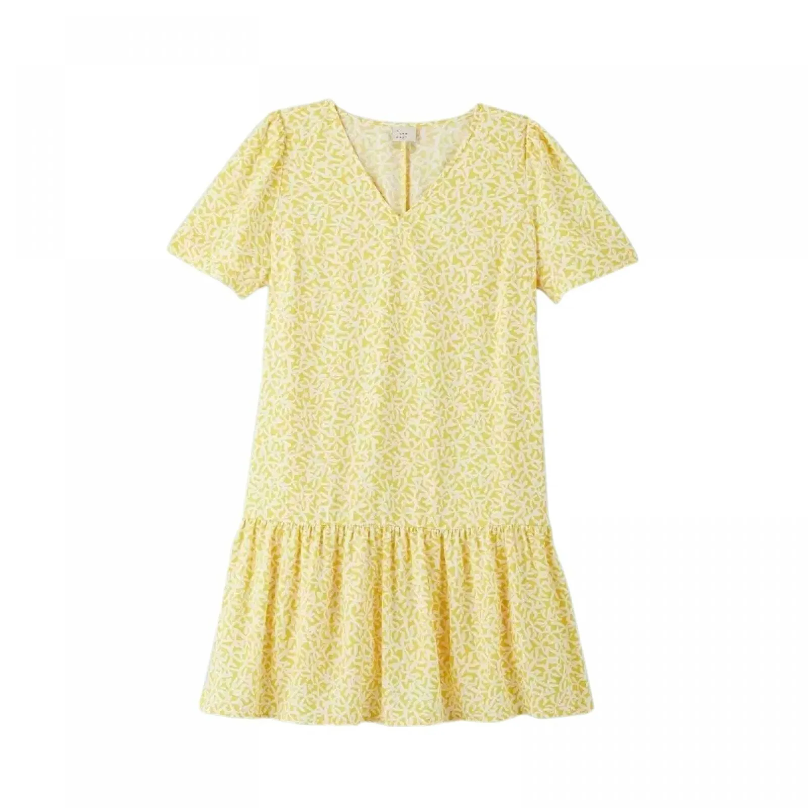 A New Day Women's Short Sleeve Mini Ruffle Hem Dress