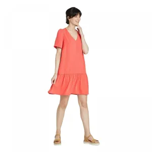 A New Day Women's Short Sleeve Mini Ruffle Hem Dress