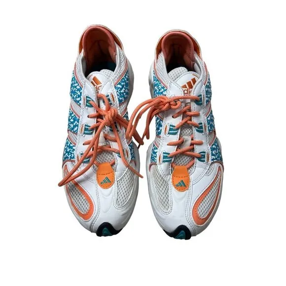 Adidas FYW S-97 Sneakers Equipment Originals Orange Aqua Men’s Sz 8.5