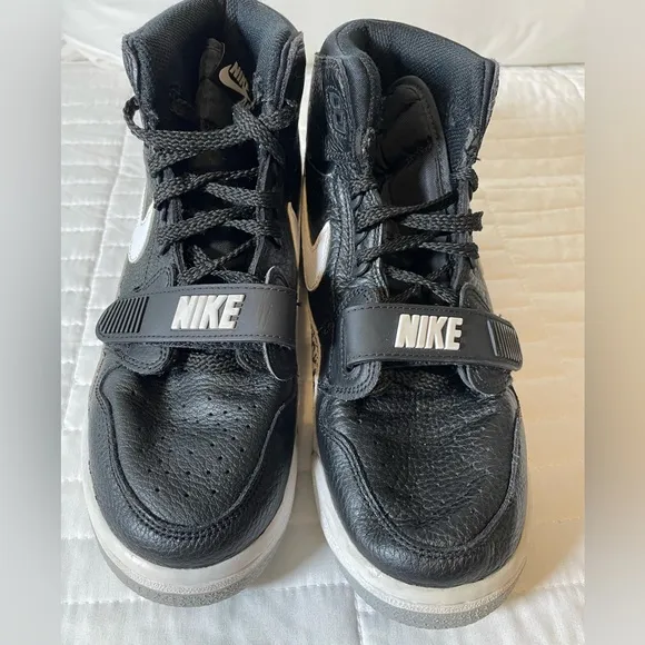 Air Jordan Boys Legacy 312 AT4040-001 Black Cement High Sneakers Size 6.5 Youth