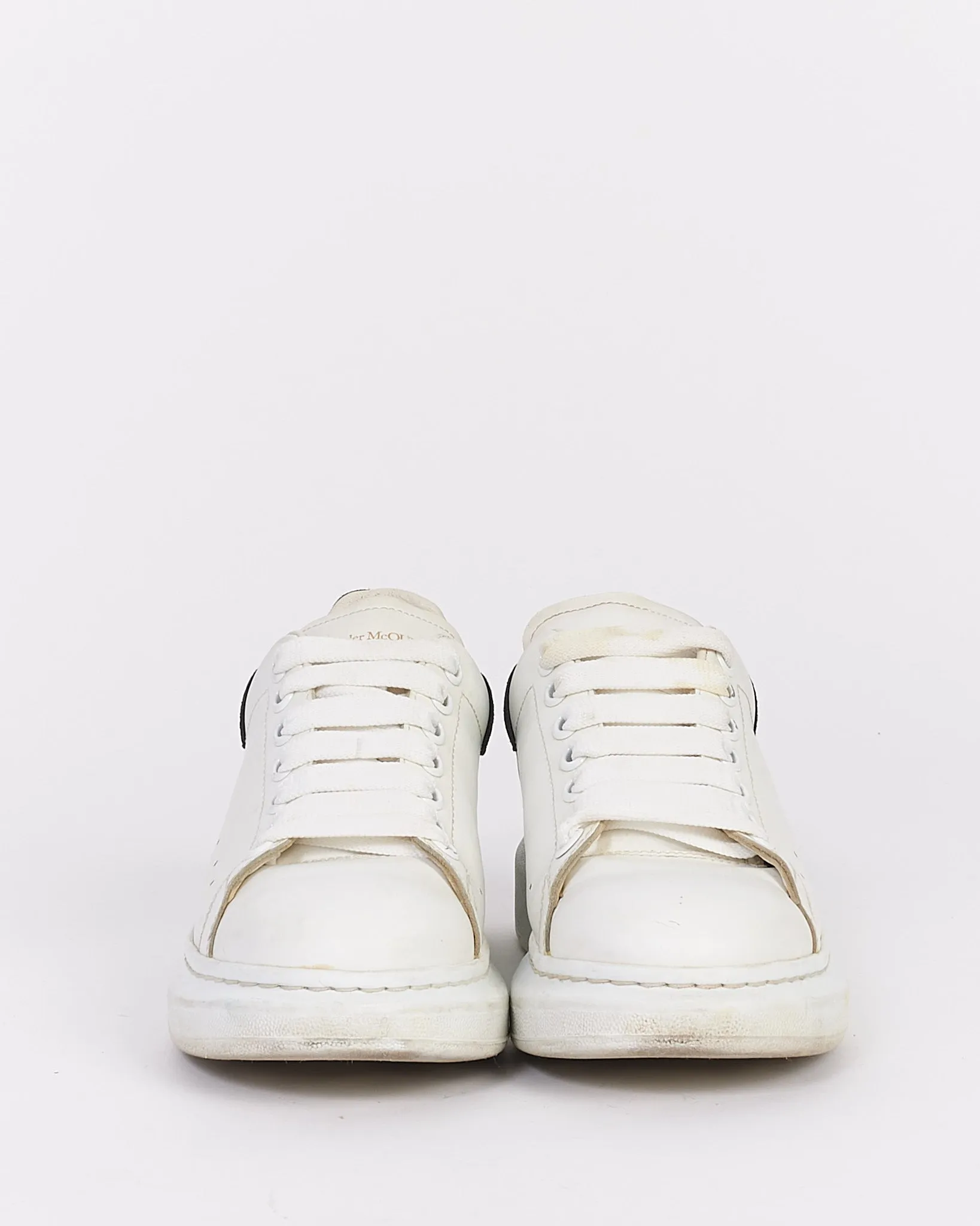Alexander McQueen White Leather Larry Chunky Sneakers - 38