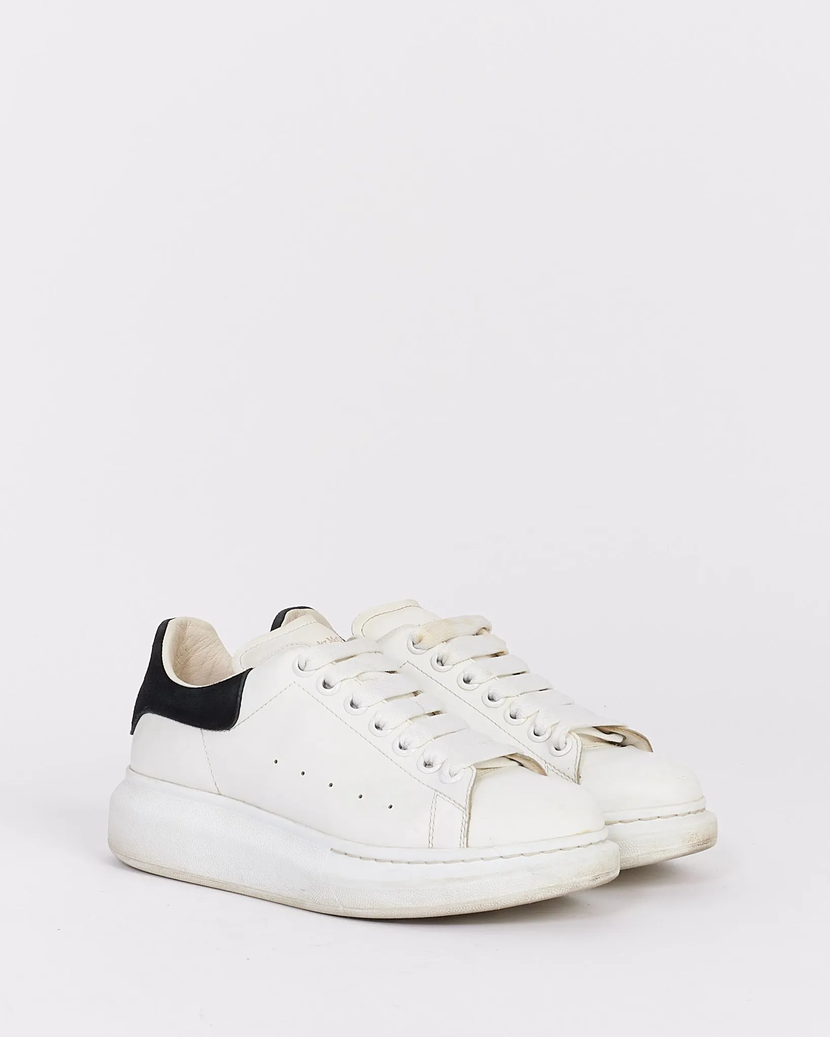 Alexander McQueen White Leather Larry Chunky Sneakers - 38
