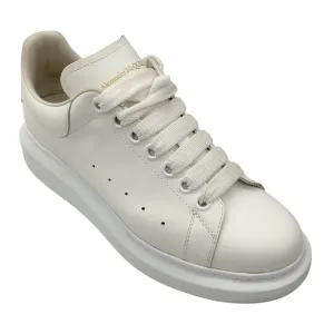 Alexander McQueen White Oversized Leather Sneakers