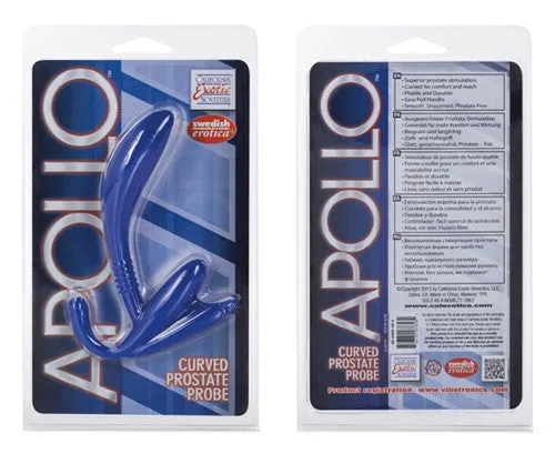 Apollo Curved Prostate Probe - Blue