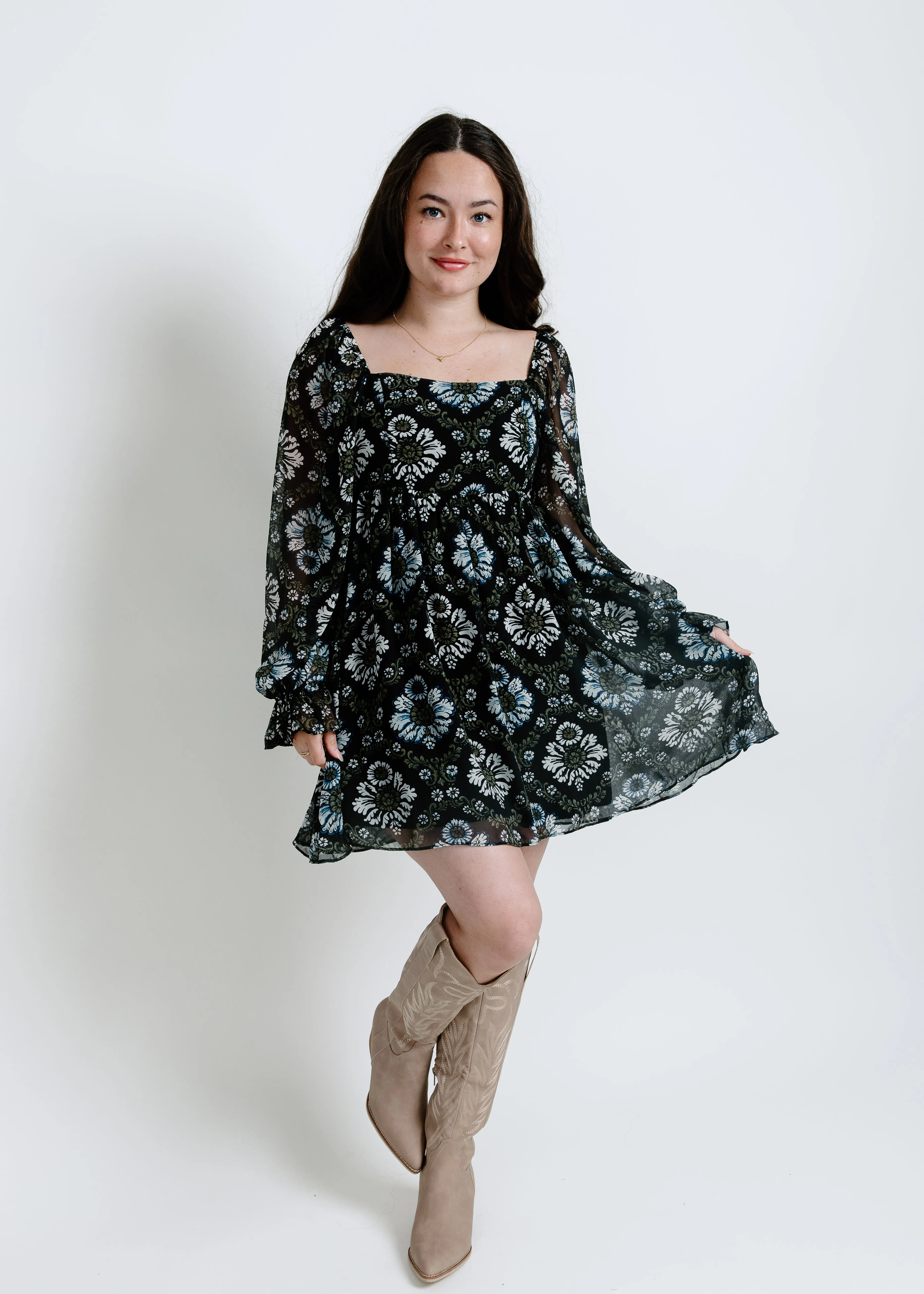 Asher Floral Mini Dress