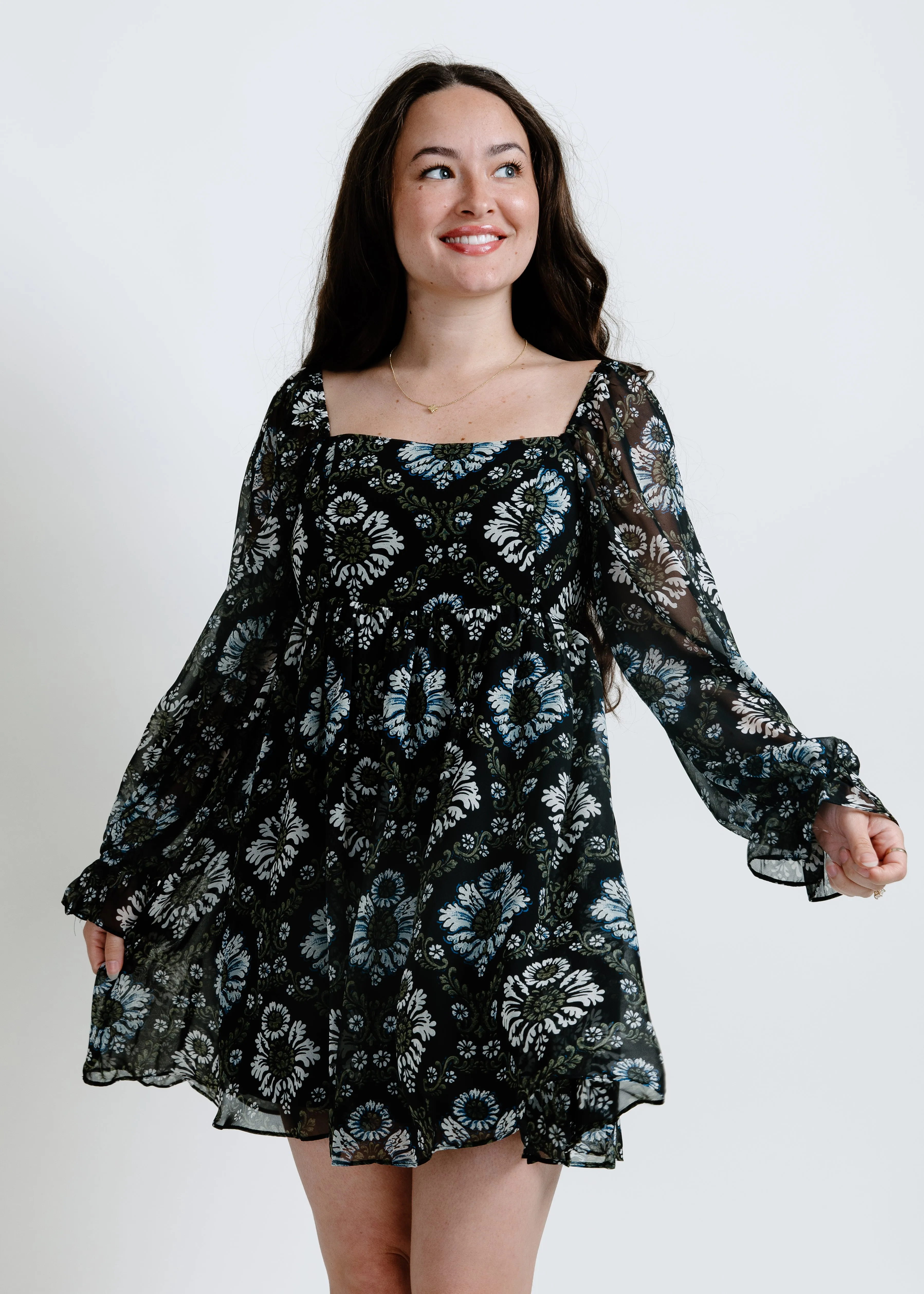 Asher Floral Mini Dress