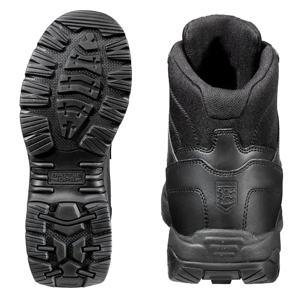 Battle OPS 6-Inch Waterproof Tactical Boot - Side Zip  Comp Safety Toe
