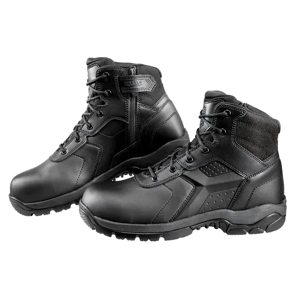 Battle OPS 6-Inch Waterproof Tactical Boot - Side Zip  Comp Safety Toe