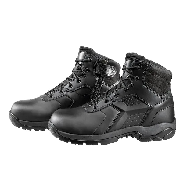 Battle OPS 6-Inch Waterproof Tactical Boot - Side Zip  Comp Safety Toe