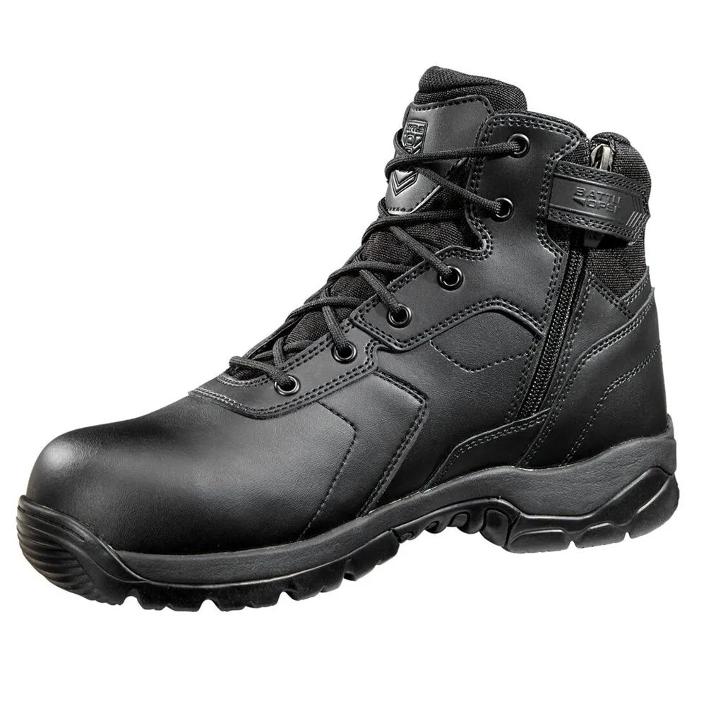 Battle OPS 6-Inch Waterproof Tactical Boot - Side Zip  Comp Safety Toe