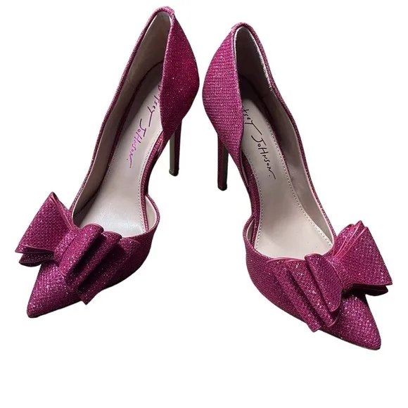 BETSEY JOHNSON PRINCE-P BOW FUSCHIA NEW Size 5.5