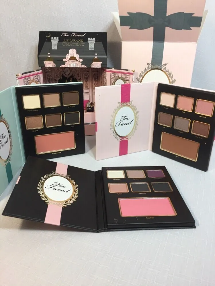 BNIB Too Faced LE Grand Chateau 3 Eyeshadow Palettes Than Sex Mascara w/receipt