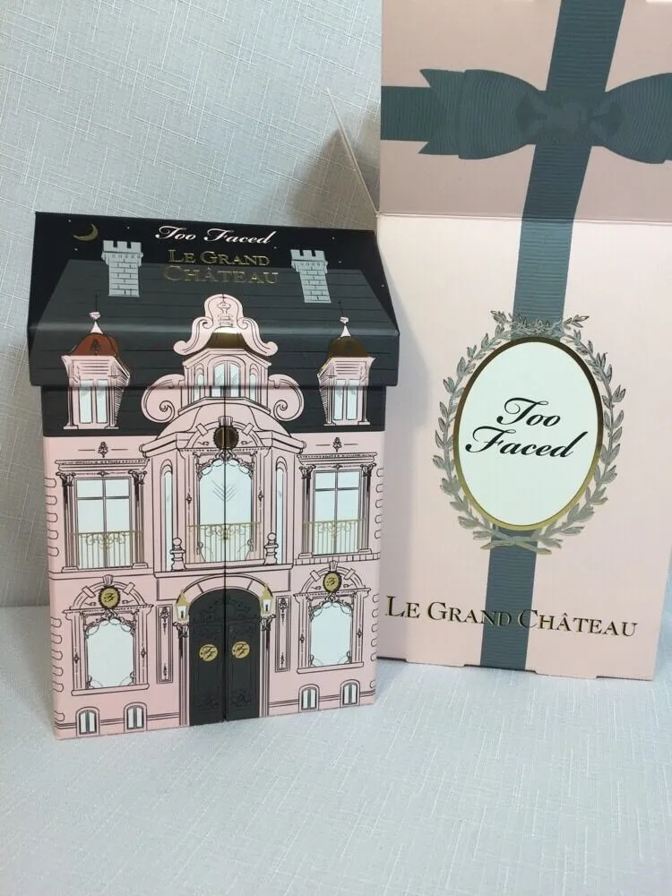 BNIB Too Faced LE Grand Chateau 3 Eyeshadow Palettes Than Sex Mascara w/receipt