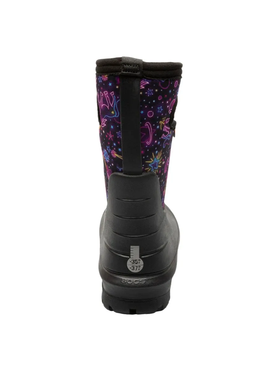 Bogs Kids Neo-Classic (Neon Unicorn)