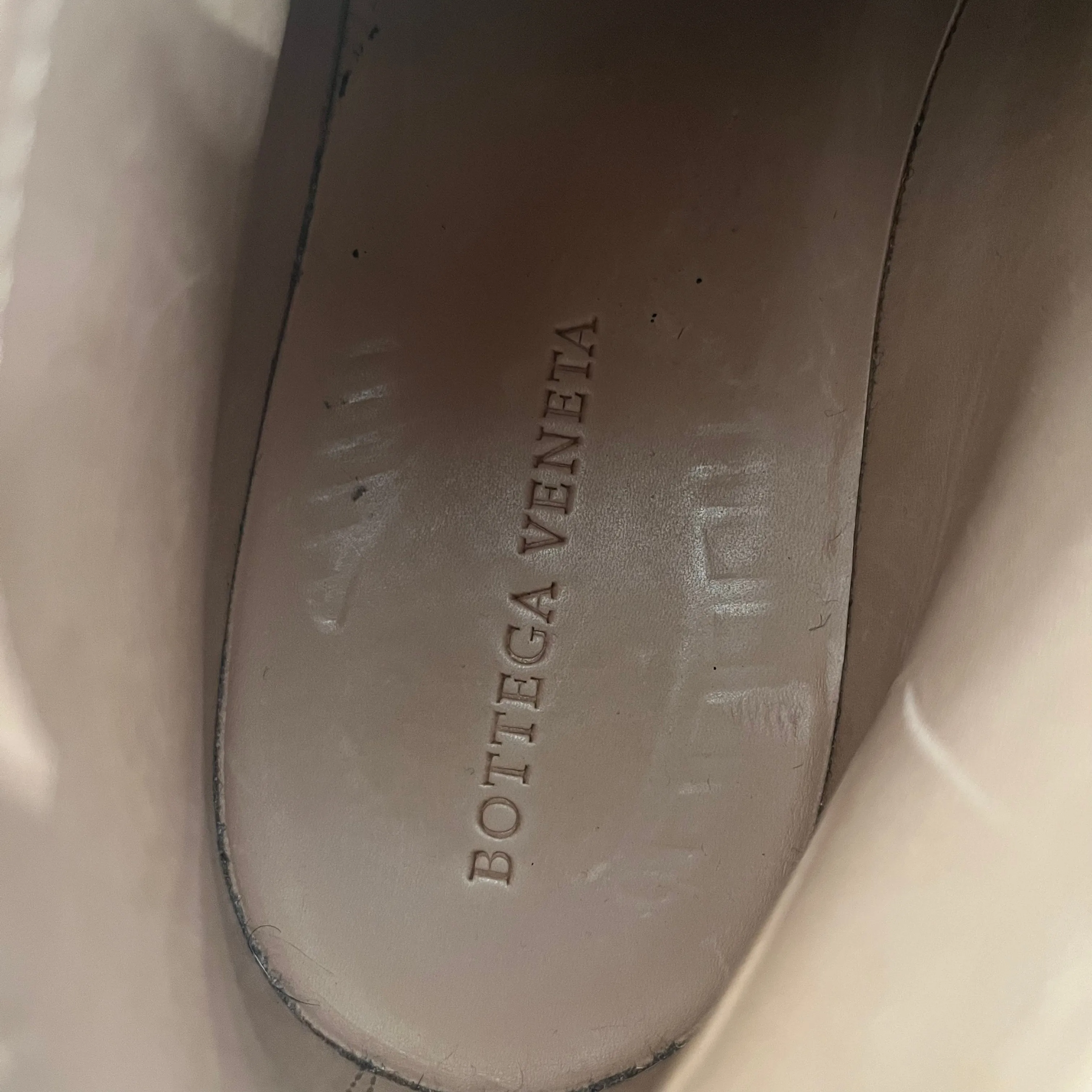 BOTTEGA VENETA/Hi-Sneakers/EU 44/Leather/BEG/moc toe chukka
