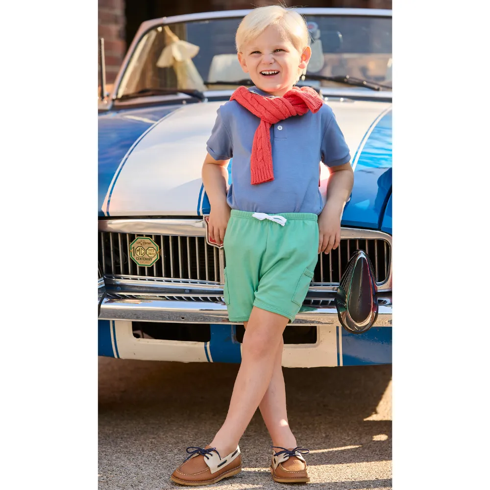 Boy's Pima Play Short -- Green