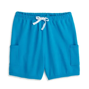 Boy's Pima Play Short -- Pacific Blue