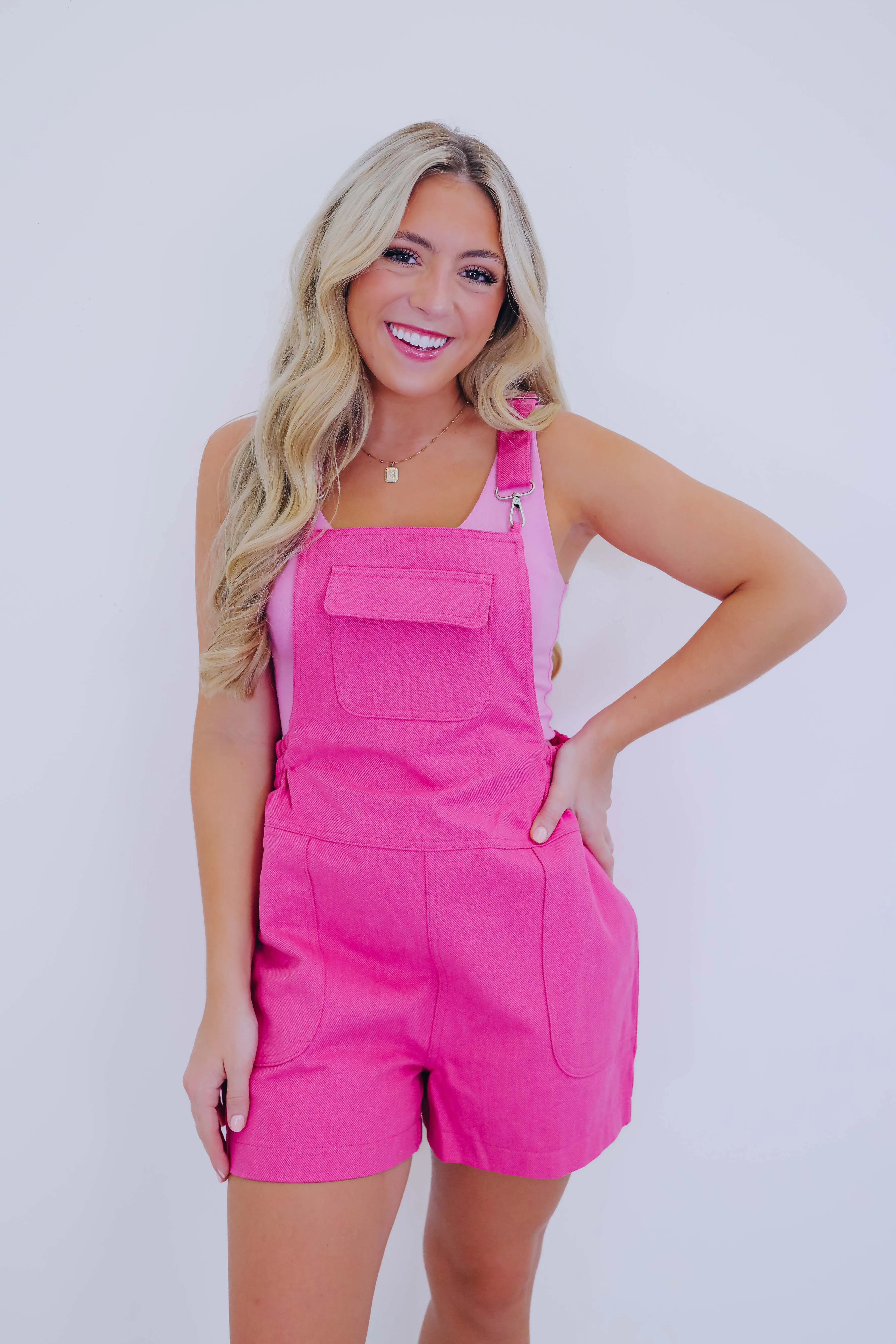 Bree Denim Shortalls - 4 Colors