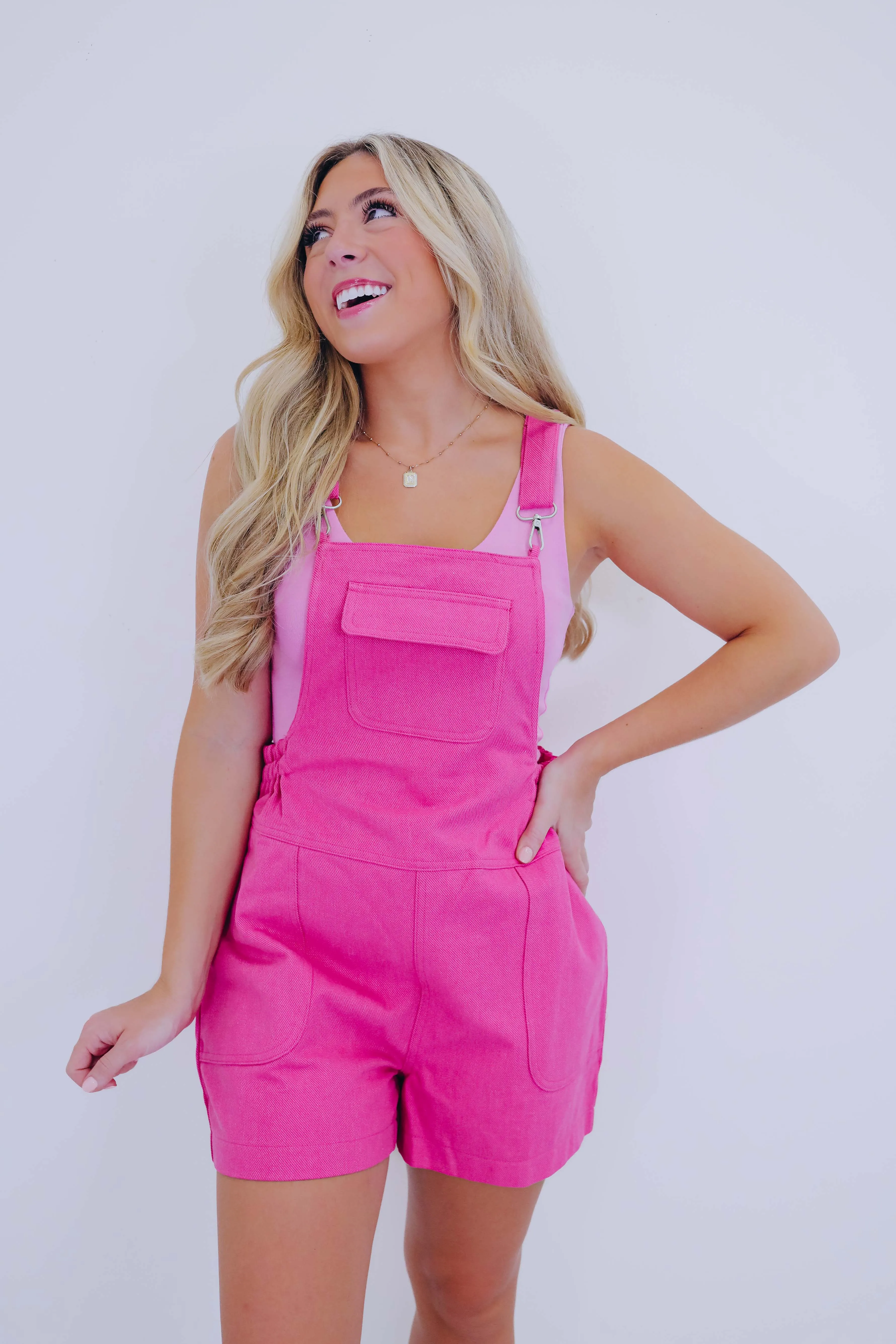 Bree Denim Shortalls - 4 Colors