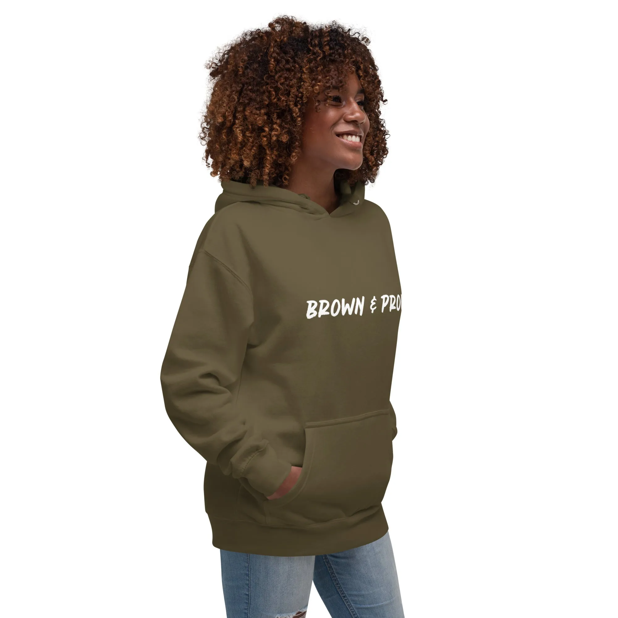 Brown & Proud Unisex Hoodie