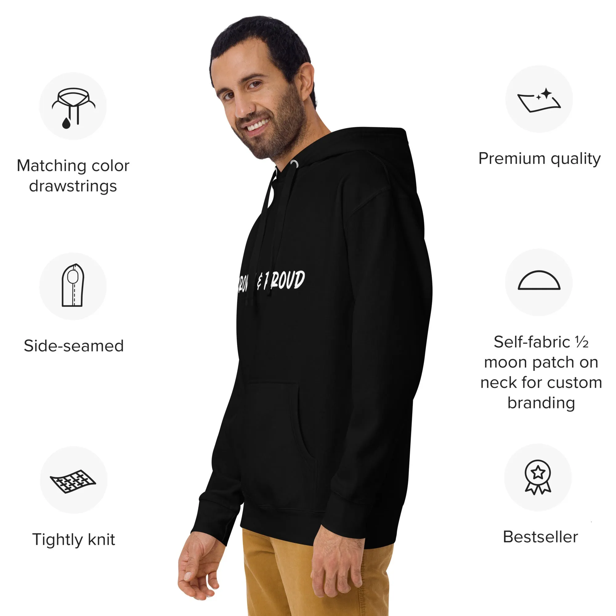 Brown & Proud Unisex Hoodie