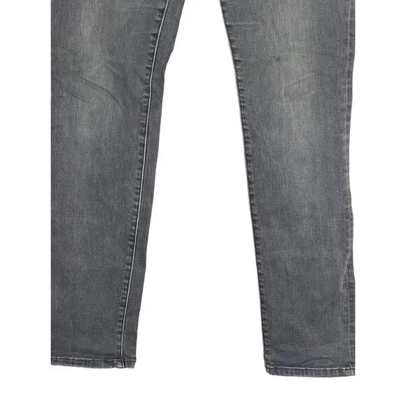 Cabi Womens Casual Skninny Slim Boyfriend Denim Jeans Charcoal Gray Size 6
