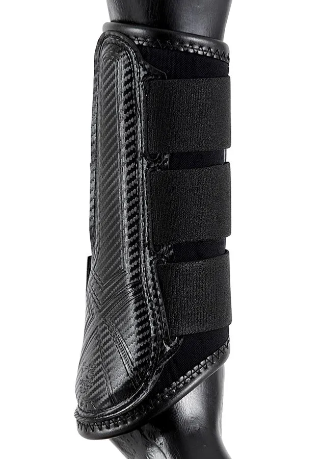 Carbon Air-Tech Single Locking Brushing Boots