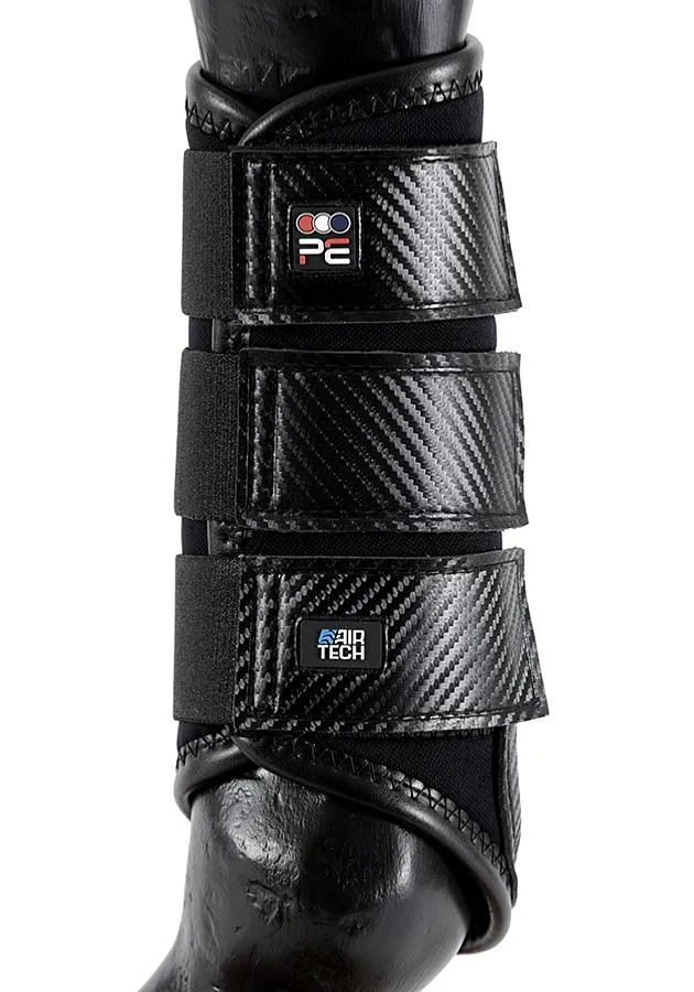 Carbon Air-Tech Single Locking Brushing Boots