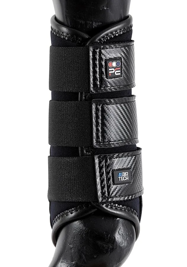 Carbon Air-Tech Single Locking Brushing Boots