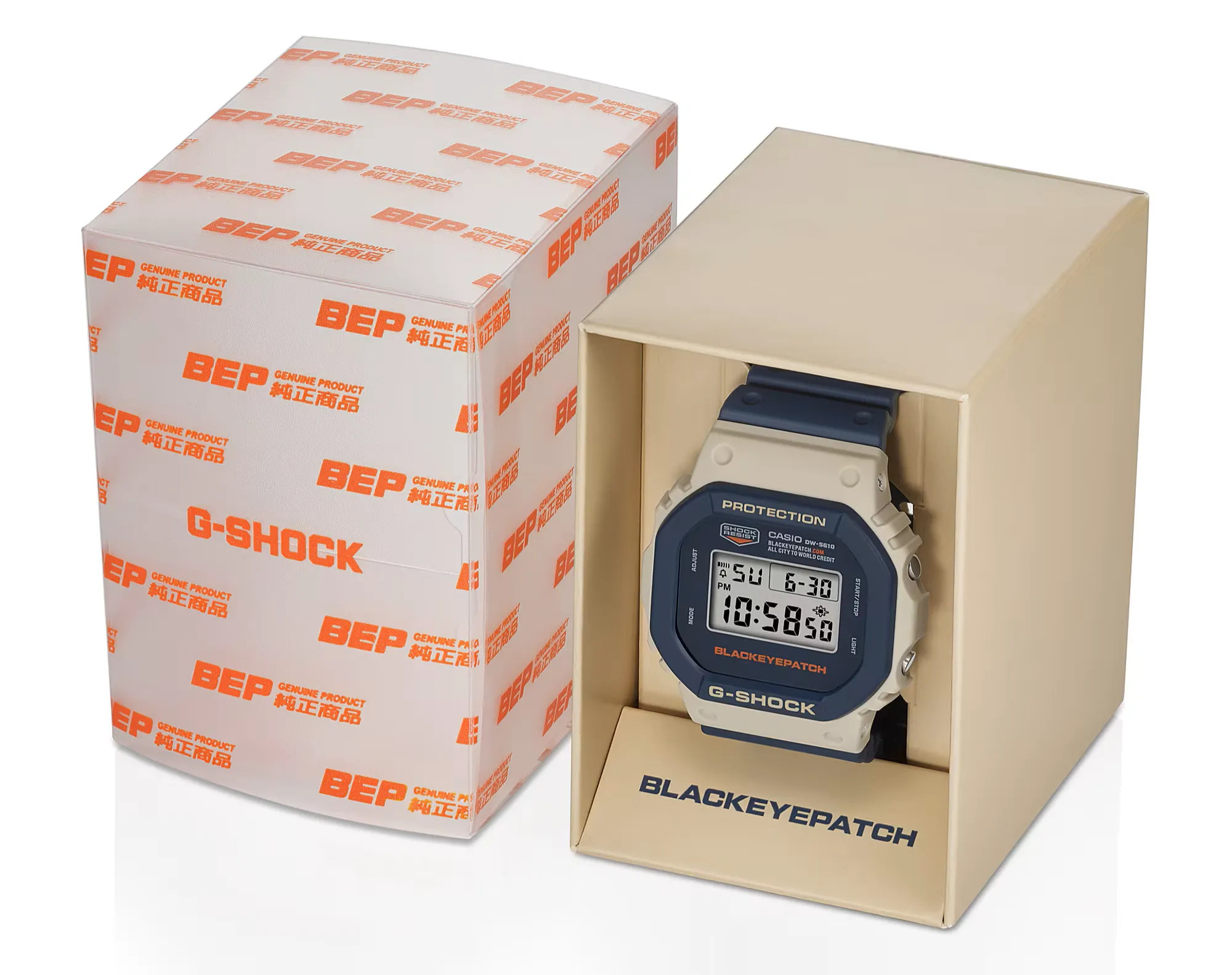 Casio G-Shock 5600 Series BlackEyePatch Collaboration Model DW-5610BEP-2