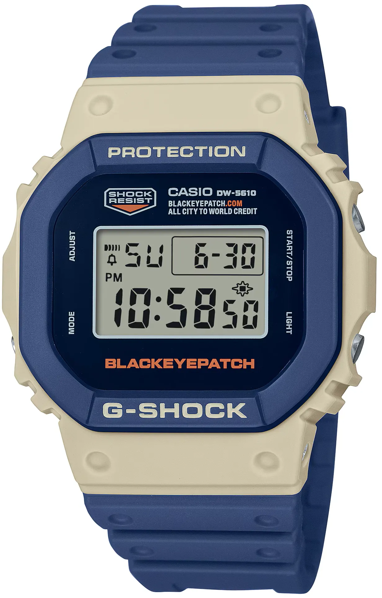 Casio G-Shock 5600 Series BlackEyePatch Collaboration Model DW-5610BEP-2