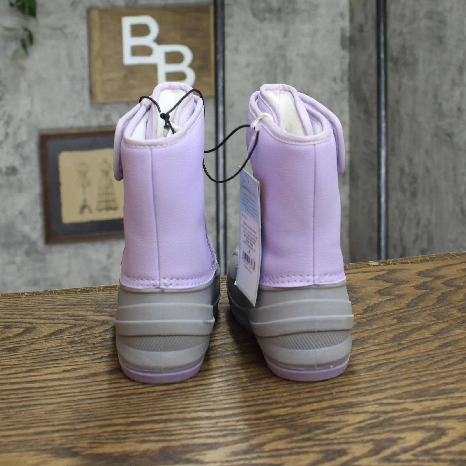 Cat & Jack Toddler Girls Lenny Winter Boots AEX55 Purple 9T