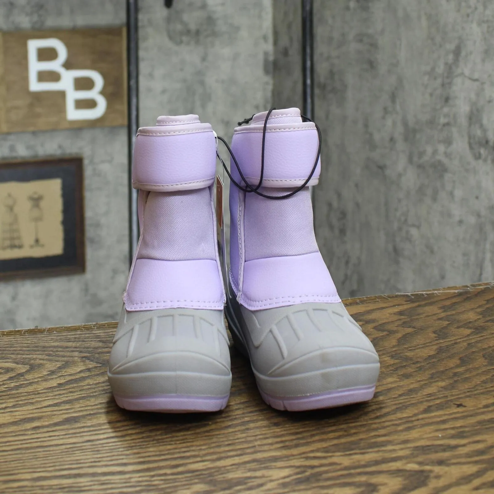 Cat & Jack Toddler Girls Lenny Winter Boots AEX55 Purple 9T