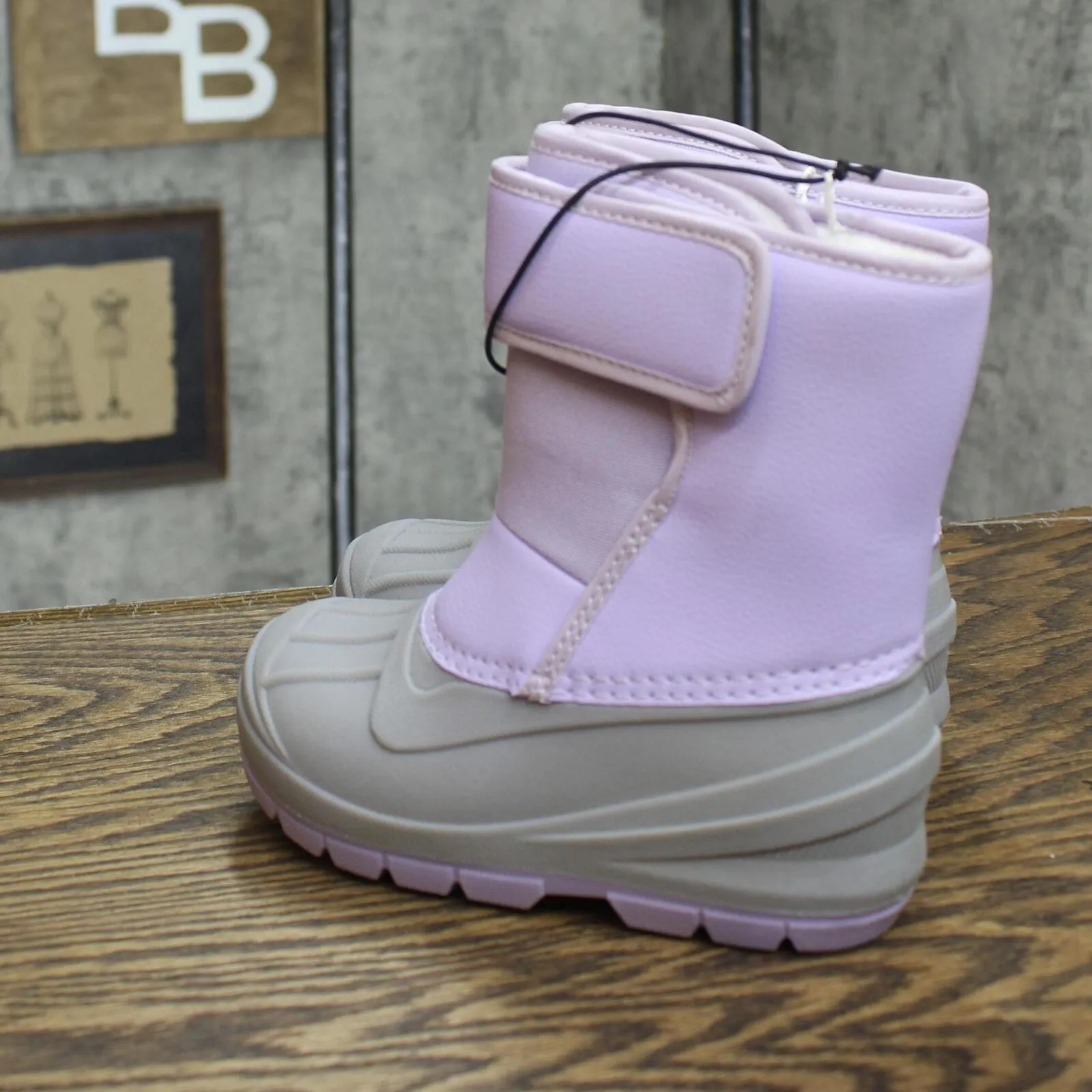 Cat & Jack Toddler Girls Lenny Winter Boots AEX55 Purple 9T