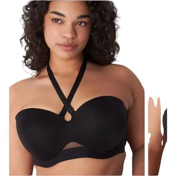 Comfort Bliss Lightly Lined Multi-Way Strapless Bra Size 38 F