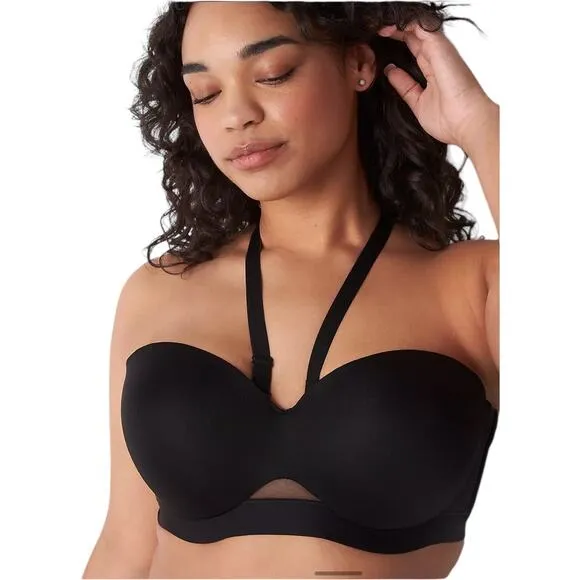 Comfort Bliss Lightly Lined Multi-Way Strapless Bra Size 38 F