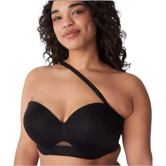 Comfort Bliss Lightly Lined Multi-Way Strapless Bra Size 38 F