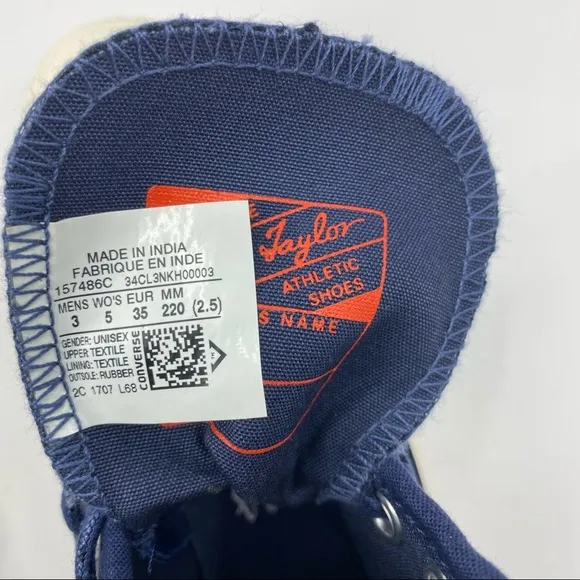 Converse Navy Chuck Taylor All Stars CTAS 70 Hiker Hi Special Edition Sneakers