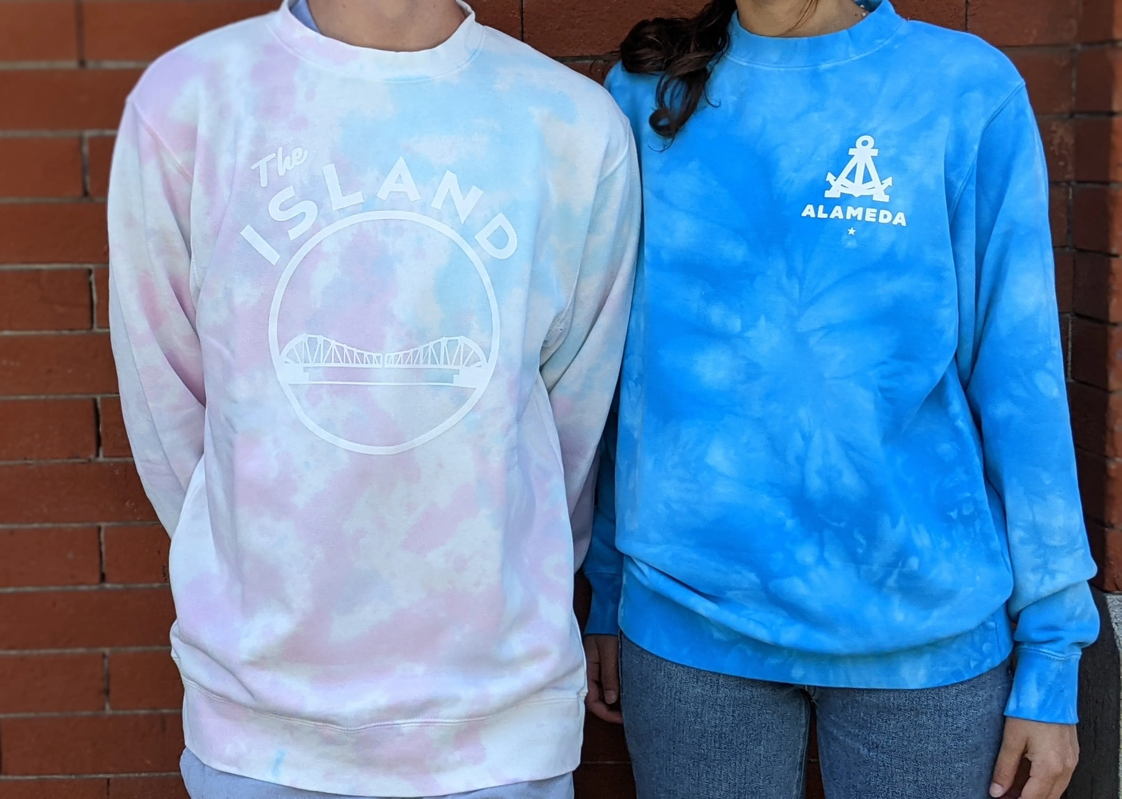 COTTON CANDY TIE DYE CREWNECK SWEATSHIRT