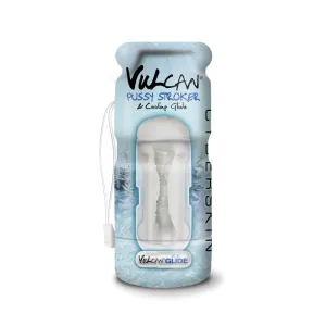 Cyberskin Vulcan Stroker W/cooling Glide -  Frost
