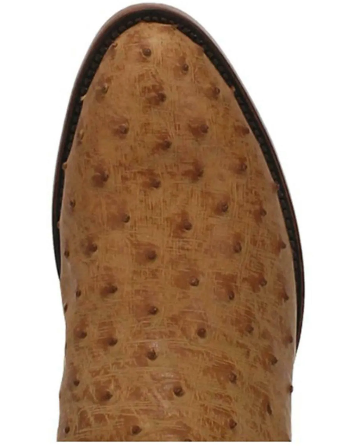 Dan Post Men's Gehrig Exotic Ostrich Western Boot - Round Toe - DP3077