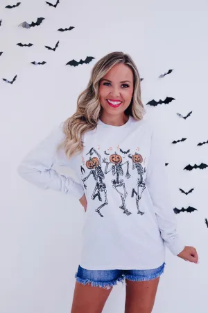 Dancing Skeletons Long Sleeve Tee