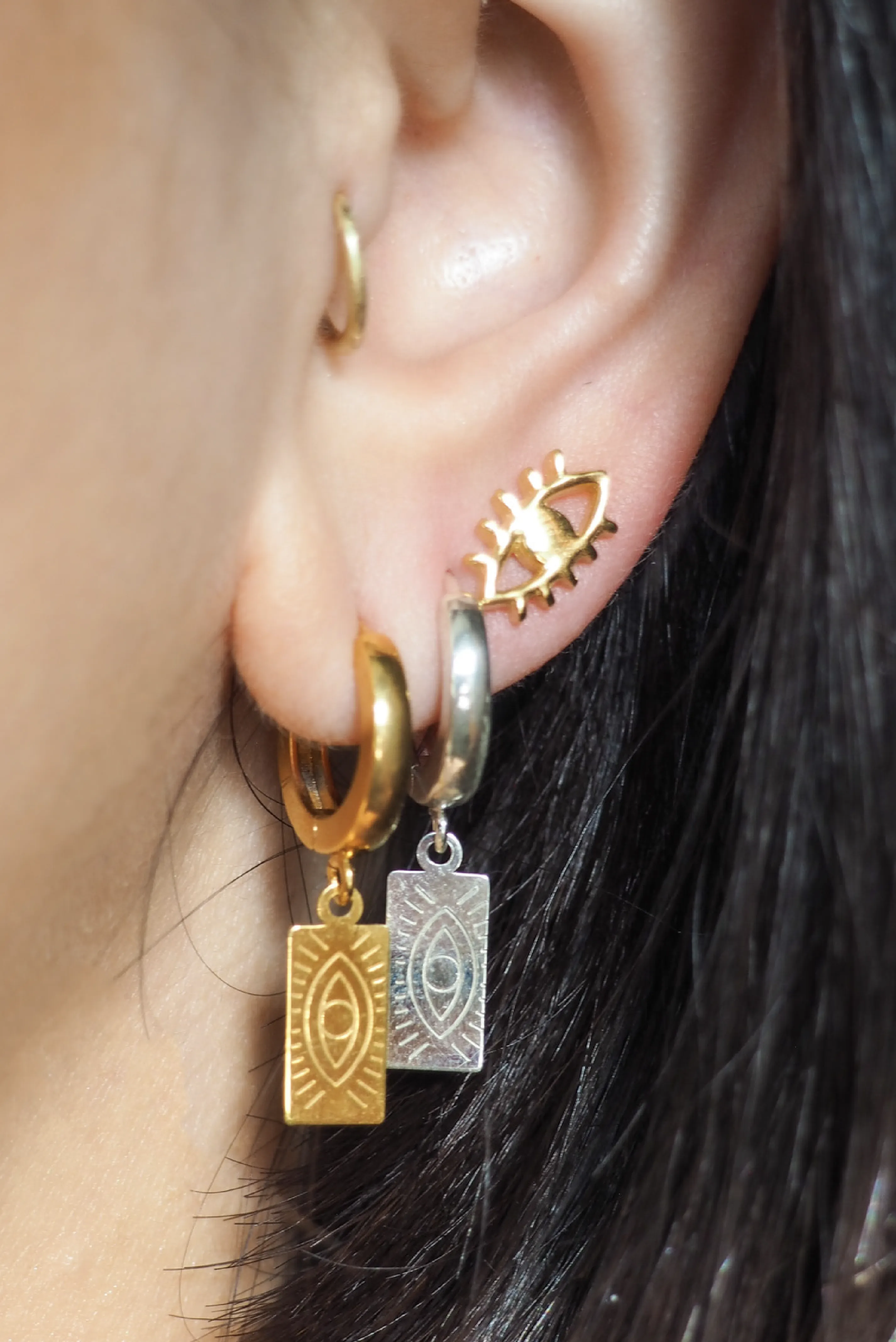 Delian Hoop Earrings